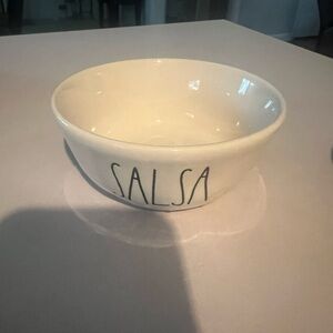 White Salsa Bowl - Rae Dunn